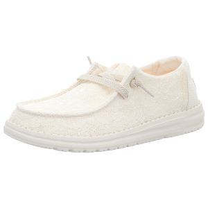 Schn�rschuhe - Hey Dude - Wendy Sequin - lace ivory