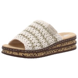 Pantoletten - Rieker - beige
