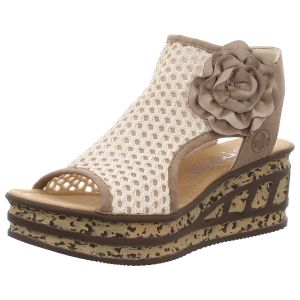 Sandaletten - Rieker - shell/crema