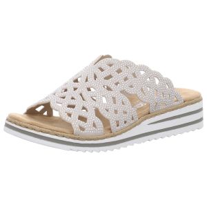 Pantoletten - Rieker - beige