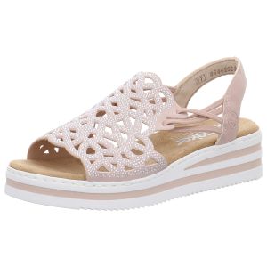 Sandaletten - Rieker - rosa pink