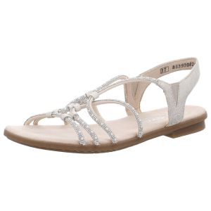 Sandaletten - Rieker - beige/beige-gold