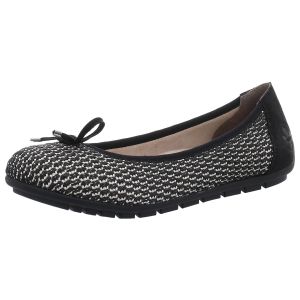 Ballerinas - Rieker - schwarz kombi