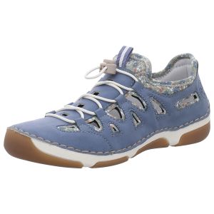 Schn�rschuhe - Rieker - blau kombi