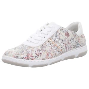 Schn�rschuhe - Rieker - white-multi/white/ku