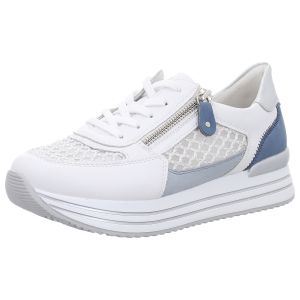 Sneaker - Remonte - weiss/weiss-silber/bleu/bleu