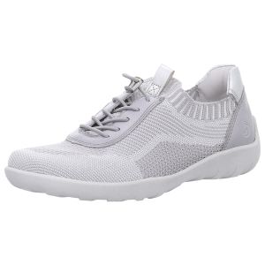 Schn�rschuhe - Remonte - cement-weiss/weiss/silver