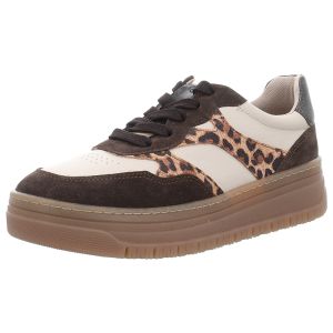 Schn�rschuhe - Tamaris - mocca/leopard