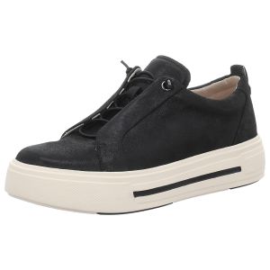 Schn�rschuhe - Caprice - black metallic