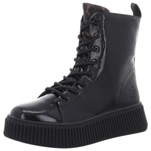 Stiefeletten - Bugatti - black/animal print