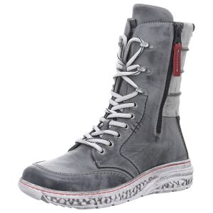 Stiefeletten - Krisbut - grau-kombi
