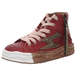 Sneaker - Rebecca White - Rethunder Wovens - red
