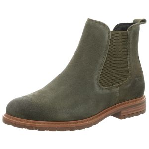 Stiefeletten - Tamaris - olive suede