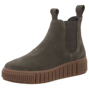 Stiefeletten - Tamaris - olive suede