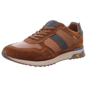 Sneaker - camel active - cognac/blau