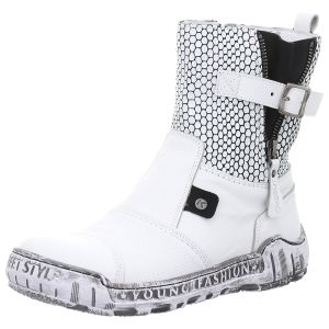 Stiefeletten - Krisbut - wei�-kombi