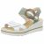 Rieker - 67476-81 - 67476-81 - weiss -kombi - Sandaletten