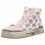 Rebecca White - X51-7 SQUARE FEBRIC NUDE - X51-7 SQUARE FEBRIC NUDE - square febric rose - Sneaker