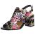 Maciejka - N6518-01/00-1 - N6518-01/00-1 - black/flowers - Sandaletten