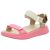 Woden - WL689-377 - Line Tricolor - raspberry multi - Sandalen