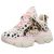 Buffalo - PD00016401 - Binary Glam - cream/leo/pink - Schn�rschuhe