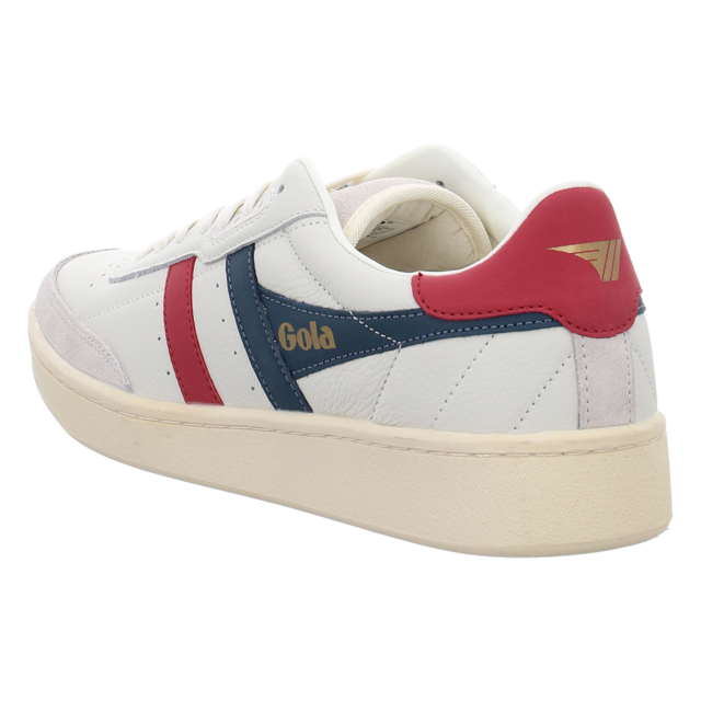 Gola - CMB261-WH - Contact Leather - off white/vintage blue/deep red - Sneaker