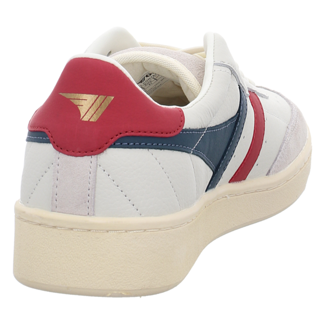 Gola - CMB261-WH - Contact Leather - off white/vintage blue/deep red - Sneaker