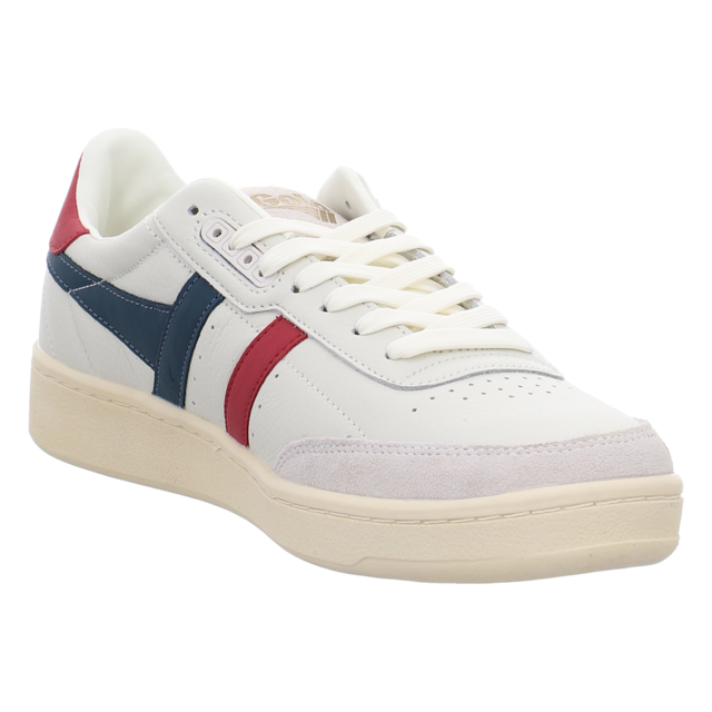 Gola - CMB261-WH - Contact Leather - off white/vintage blue/deep red - Sneaker