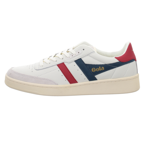 Sneaker - Gola - Contact Leather - off white/vintage blue/deep red