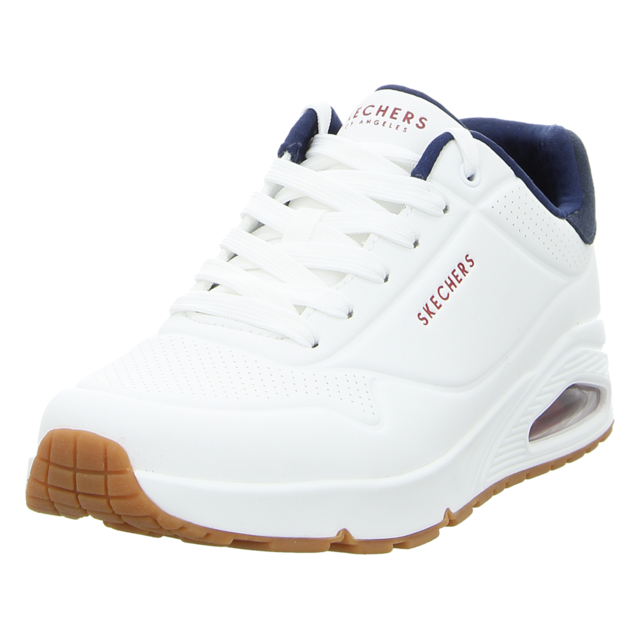 Skechers - 183004 WNVR - Uno-Stand on Air - white/navy/red - Sneaker