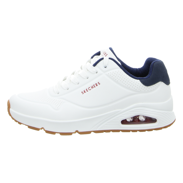 Skechers - 183004 WNVR - Uno-Stand on Air - white/navy/red - Sneaker