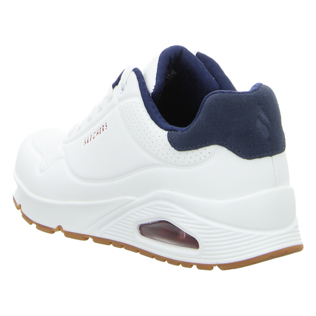 Skechers - 183004 WNVR - Uno-Stand on Air - white/navy/red - Sneaker