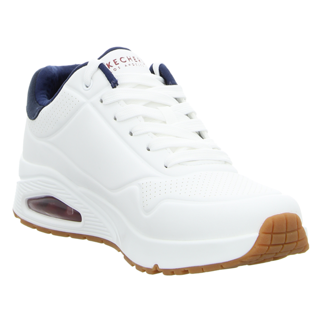 Skechers - 183004 WNVR - Uno-Stand on Air - white/navy/red - Sneaker