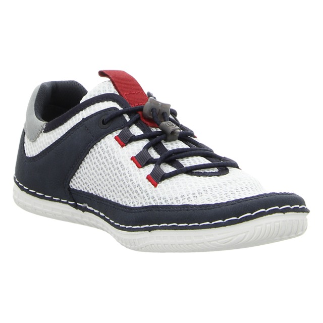 Bugatti - 325-AFF12-6950-2041 - 325-AFF12-6950-2041 - white/dark blue - Schn�rschuhe