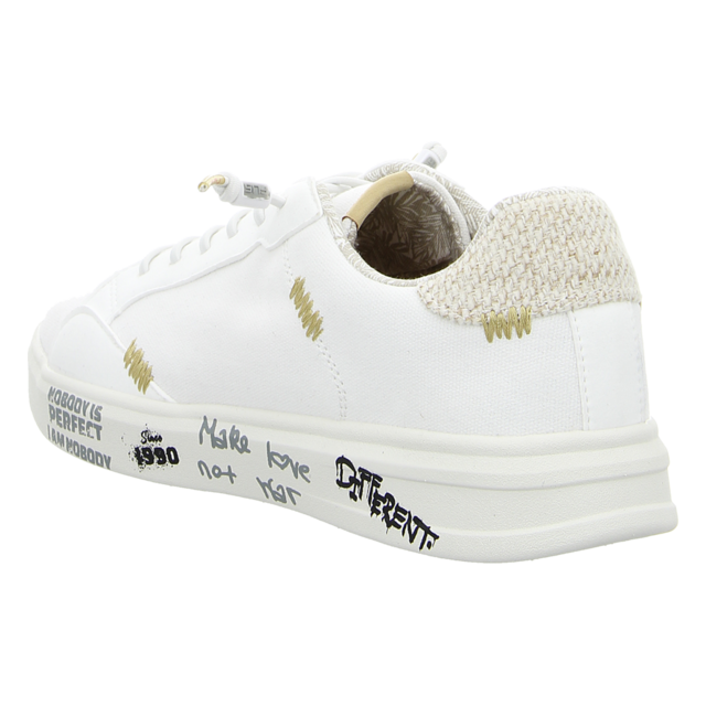 Fusion - ALEX washed canvas white - Alex - white - Schnrschuhe