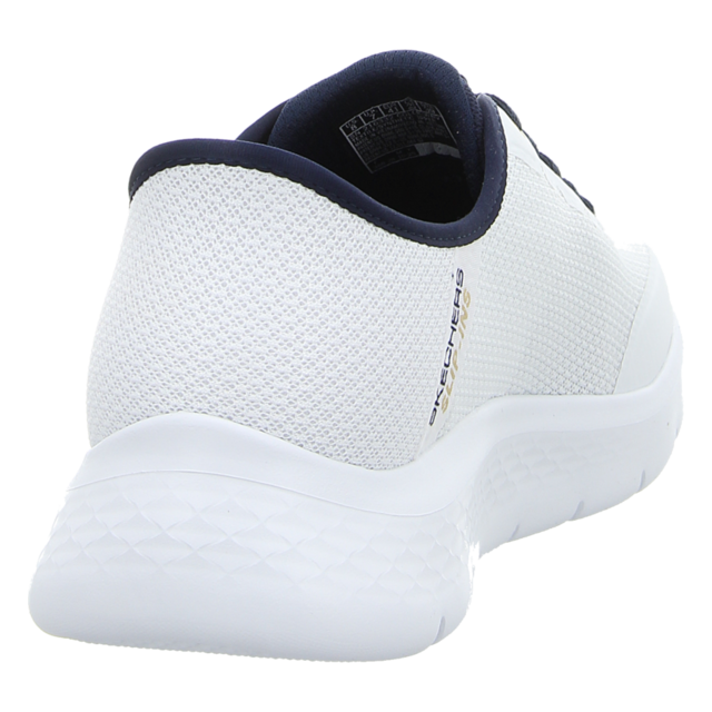 Skechers - 216332 WNV - Go Walk Flex - white/navy - Slipper