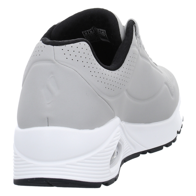 Skechers - 52458 LGBK - Uno-Stand on Air - light gray/black - Sneaker
