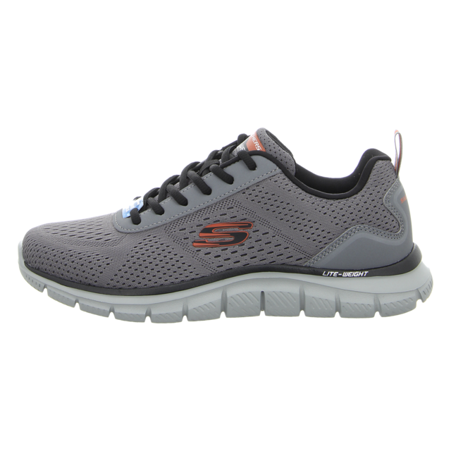 Skechers - 232758 CCOR - Track-Leshur - charcoal/orange - Sneaker