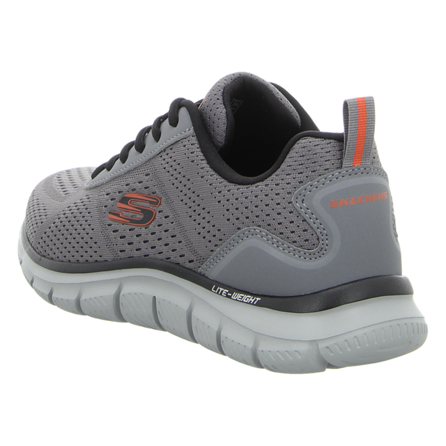 Skechers - 232758 CCOR - Track-Leshur - charcoal/orange - Sneaker