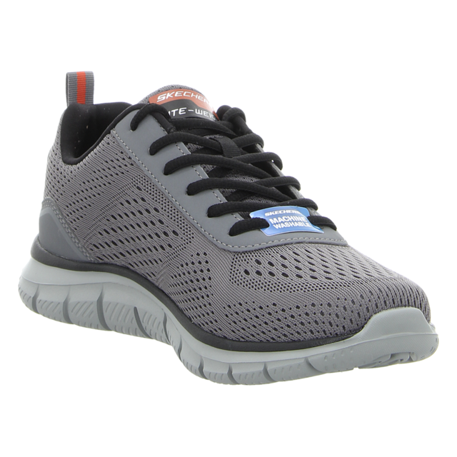 Skechers - 232758 CCOR - Track-Leshur - charcoal/orange - Sneaker