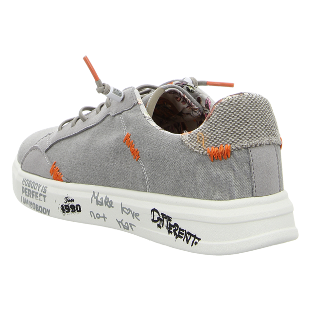 Fusion - ALEX washed canvas lt.grey - Alex - lt.grey - Schnrschuhe