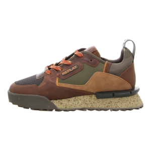 Sneaker - Replay - Field Melt 25 - cuoio mil green