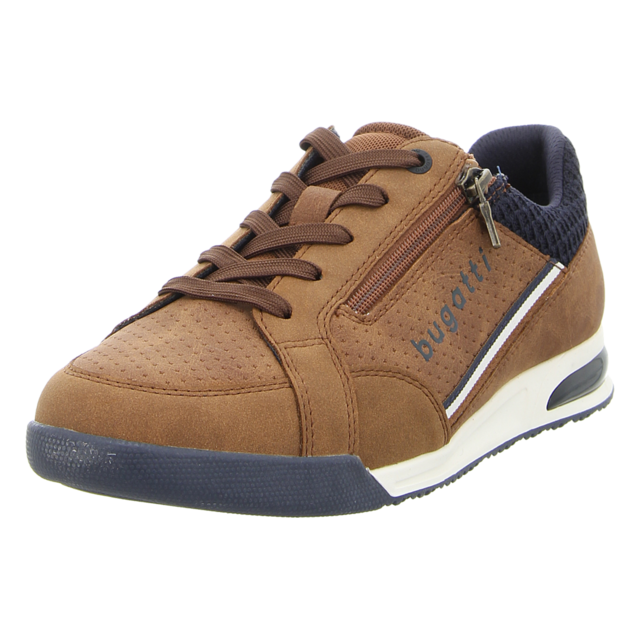 Bugatti - 325-A3809-5069-6341 - 325-A3809-5069-6341 - cognac/dark blue - Sneaker