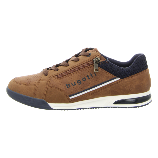 Bugatti - 325-A3809-5069-6341 - 325-A3809-5069-6341 - cognac/dark blue - Sneaker