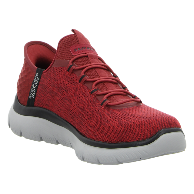 Skechers - 232469 RDBK - Summits-Key Pace - red/black - Slipper