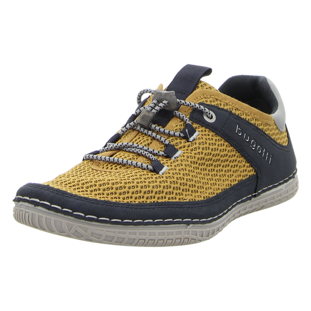 Bugatti - 325-AFF12-5069-5041 - 325-AFF12-5069-5041 - yellow/dark blue - Schn�rschuhe