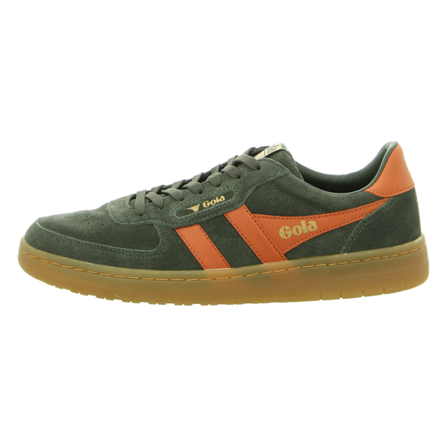 Gola - CMB571-DN - Hawk Suede �86 - dark khaki/moody orange/gum - Sneaker
