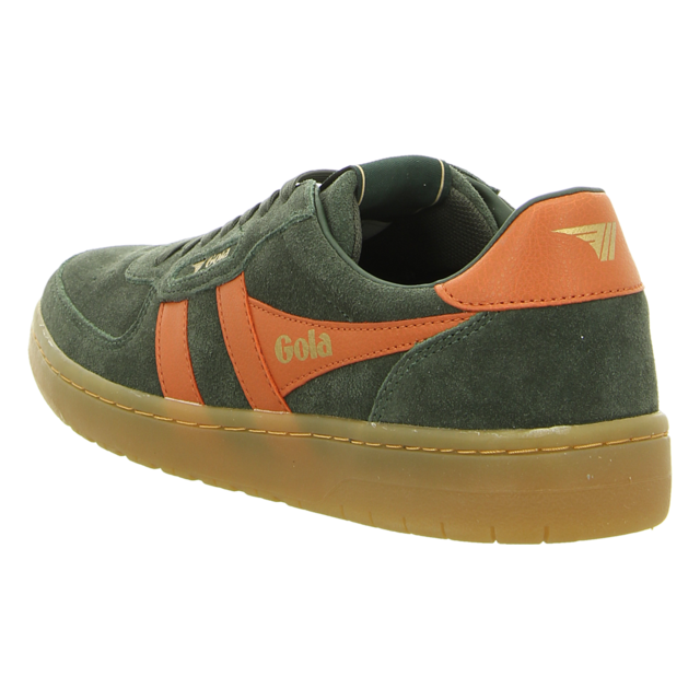 Gola - CMB571-DN - Hawk Suede �86 - dark khaki/moody orange/gum - Sneaker