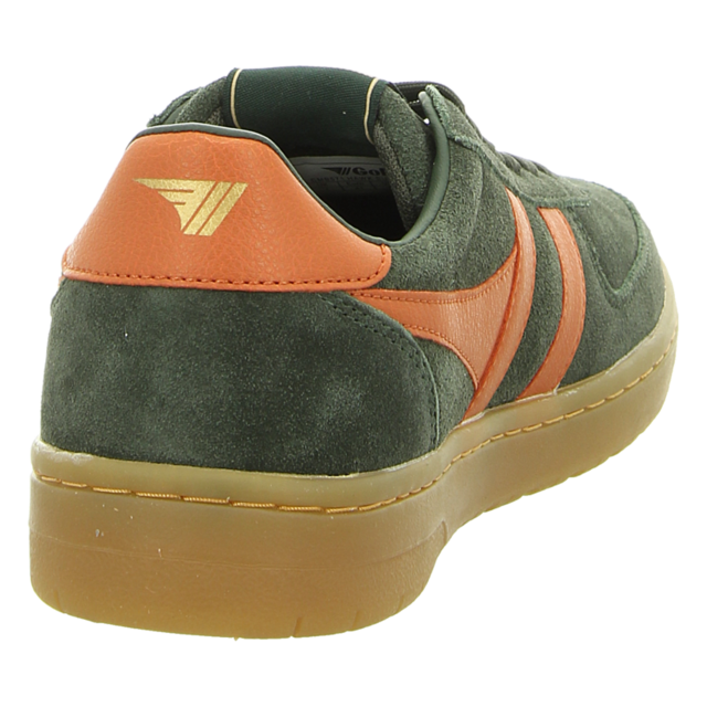 Gola - CMB571-DN - Hawk Suede �86 - dark khaki/moody orange/gum - Sneaker