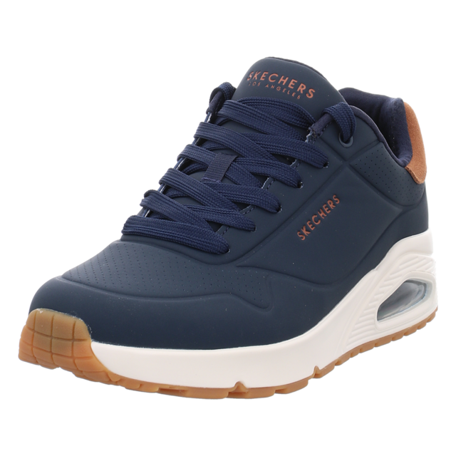 Skechers - 183004 NVY - UNO-Suited On Air - navy/chestnut - Sneaker